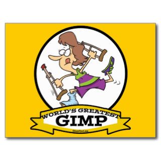WORLDS GREATEST GIMP WOMEN CARTOON POSTCARDS