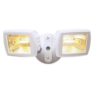 Utilitech 2 Head CFL White Switch Controlled Flood Light