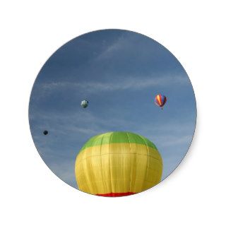 Flying on top of the world xlta round stickers