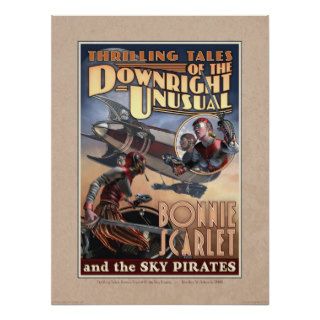 Bonnie Scarlet & the Sky Pirates Poster (18x24")