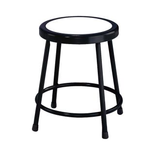 National Public Seating Steel Stool — 18in.H, Black, Model# 6218-10  Shop Seats   Stools