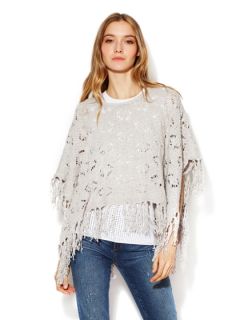 Wilcox Fringed Poncho by Tart