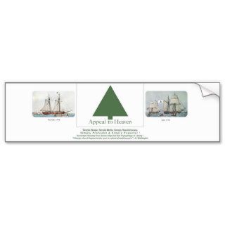 Appeal to Heaven Liberty Tree Flag Bumper Stickers