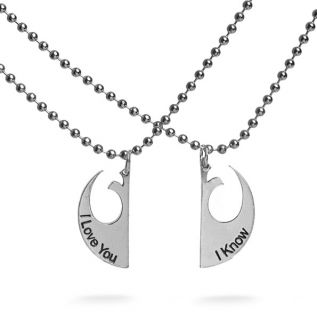 Star Wars I Love You / I know Necklace
