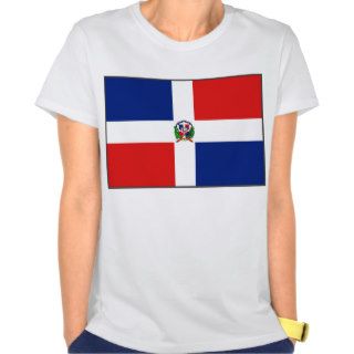 Dominican Republic Flag x Map T Shirt T Shirt