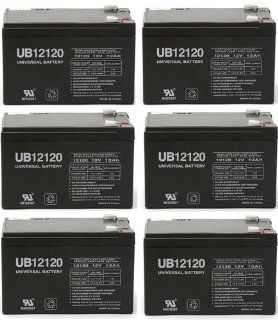 Sealed Lead Acid battery for APC SC620 12V 12Ah   6 Pack Electronics