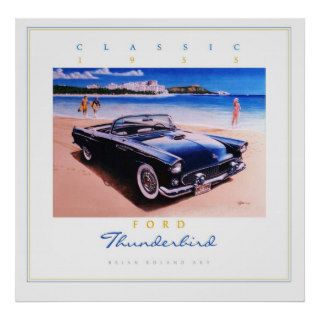 1955 Ford Thunderbird Ver 3 Posters