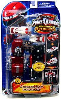 Power Rangers Operation Overdrive Mega Power Ranger Vehicle & Figure Set   TransMax Vehicle Set F Toys & Games