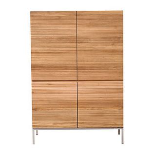 contemporary solid oak storage cabinet by 4living