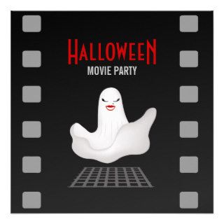 Marilyn Ghost Halloween Movie Party invitation