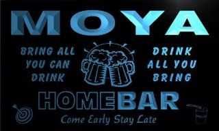 q31562 b MOYA Family Name Home Bar Beer Mug Cheers Neon Light Sign   Business And Store Signs
