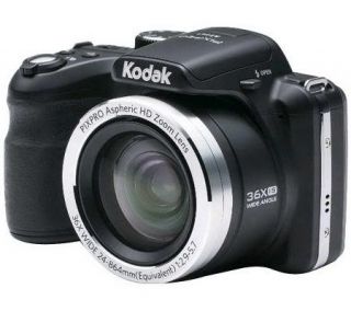 Kodak Digital Camera 16MP 36X Optical Zoom w/ 24mm Wide Angle —