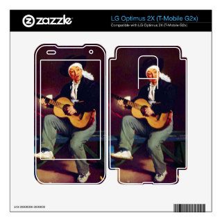 Spanish singer by Edouard Manet Decals For LG Optimus 2X