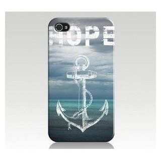Hope Anchor Hard Plastic Slim Snap On Case for iphone 4/4s in Alpha Depot Box Packaging Cell Phones & Accessories