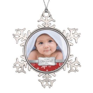 Personalized Photo   My 1st Christmas Ornament