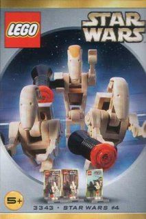 Star Wars Lego #3343 Figure Set Battle Droid Commander & 2 Battle Droids Toys & Games
