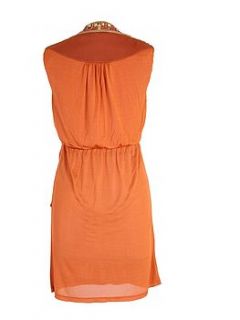 ambor orange dress by theremedi