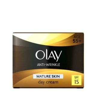 Olay Anti Wrinkle Mature Skin Day Cream SPF 15 50 ml (Packaging Varies)  Facial Moisturizers  Beauty