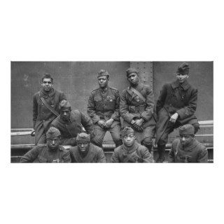 369th New York National Guard Harlem Hellfighters Custom Photo Card
