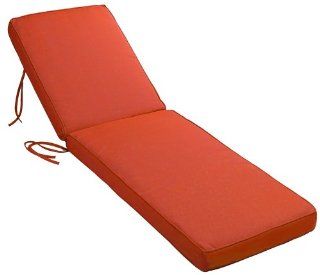 Strathwood Chaise Lounge Replacement Cushion, Paprika  Patio Furniture Cushions  Patio, Lawn & Garden