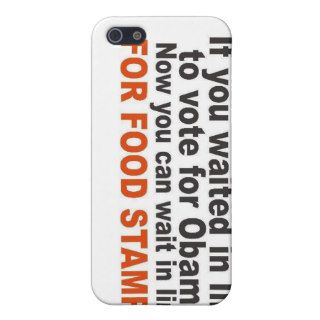 Anti Obama Food Stamps iPhone 5 Covers