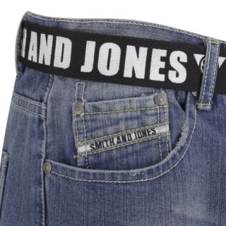 Smith & Jones Mens Elano Jeans   Stone Wash      Mens Clothing