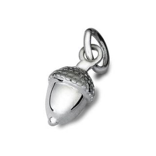acorn silver charm by scarlett jewellery