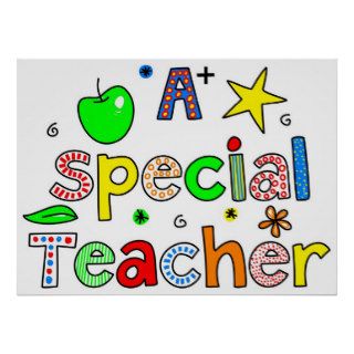 A Special Teacher Poster