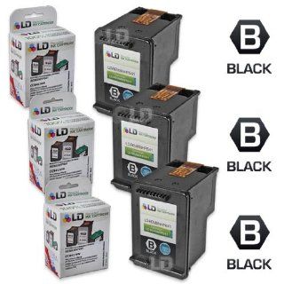 LD © Remanufactured Replacement Ink Cartridges for Hewlett Packard CC641WN (HP 60XL) High Yield Black (3 pack) Electronics