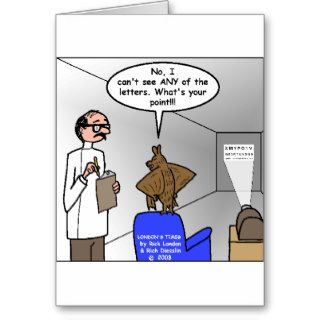 Bat At Optomologist Funny Gifts Tees Collectibles Card