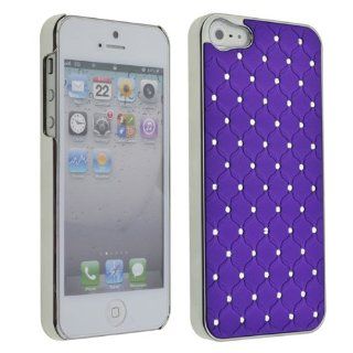 Neewer For iPhone 5 5G Elegant Purple Bling Diamond Thin Hard Case Cover Accessory Cell Phones & Accessories