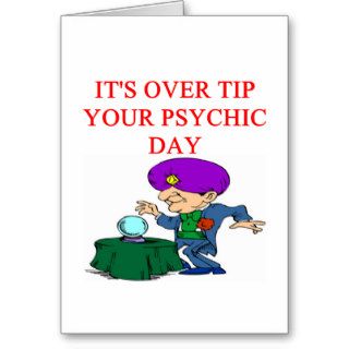 psychic new ge joke greeting cards