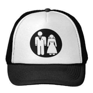 WEDDING01 MARRIAGE WEDDING MAN WOMAN LOVE HATS