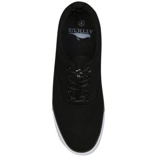 Atticus Mens Dale Canvas Pumps   Black      Clothing