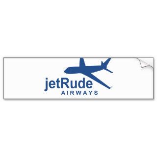 JetRude Airways Bumper Stickers