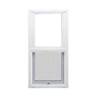 JELD WEN V2500 Series Vinyl Double Pane Single Hung Window (Fits Rough Opening 30 in x 48 in; Actual 29.5 in x 47.5 in)