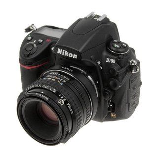 Fotodiox Pro Adapter, Pentax 645 Lens to Nikon Camera Mount Adapter, for Nikon D1, D1H, D1X, D2H, D2X, D2Hs, D2Xs, D3, D3X, D3s, D4, D100, D200, D300, D300S, D700, D800, D800E, D40, D50, D60, D70, D70S, D80, D40X, D90, D3000, D3100, D3200, D5000, D5100, D7