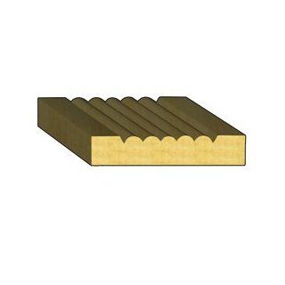Flexible Moulding Reeded Casing Style X646 4 1/4"x3/4"x8' Long   Wood Moldings And Trims  