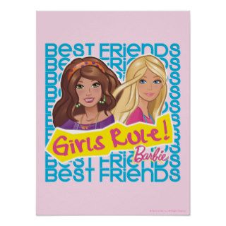 Barbie Best Friends Girls Rule Print
