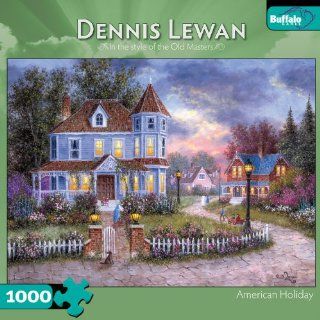Buffalo Games Dennis Lewan, American Holiday   1000pc Jigsaw Puzzle Toys & Games