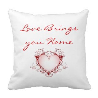 Love Quote Throw Pillow