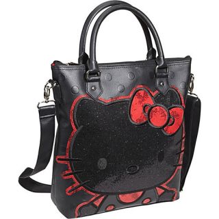 Loungefly Hello Kitty Polka Dot Embossed Glitter Tote