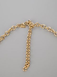 Monet Vintage Faux Pearl Long Chain Necklace