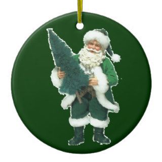 Irish Christmas Santa Claus Christmas Ornaments