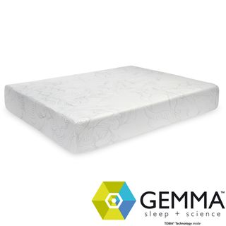 Gemma Thermal Comfort Plush 10 inch Twin size Memory Foam Mattress Tobia Mattresses