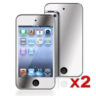 2 Mirror Cover Accessories for iPod Touch 4 4G 4th Gen   Players & Accessories
