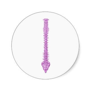 Spine Purple Stickers