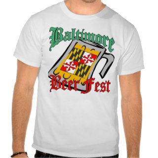 Baltimore Beer Fest Poster T Shirts