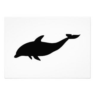 Dolphin Silhouette Invite
