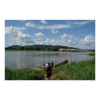 Central African Republic / Ubangi River /  Poster